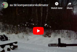 Video: SA 58 kompenzátor + kolimátor